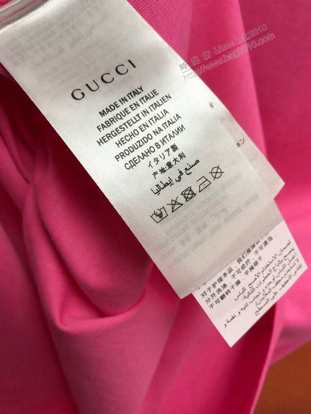 Gucci夏裝短袖 頂級版本 古馳2020新款T恤 男女同款  tzy2460